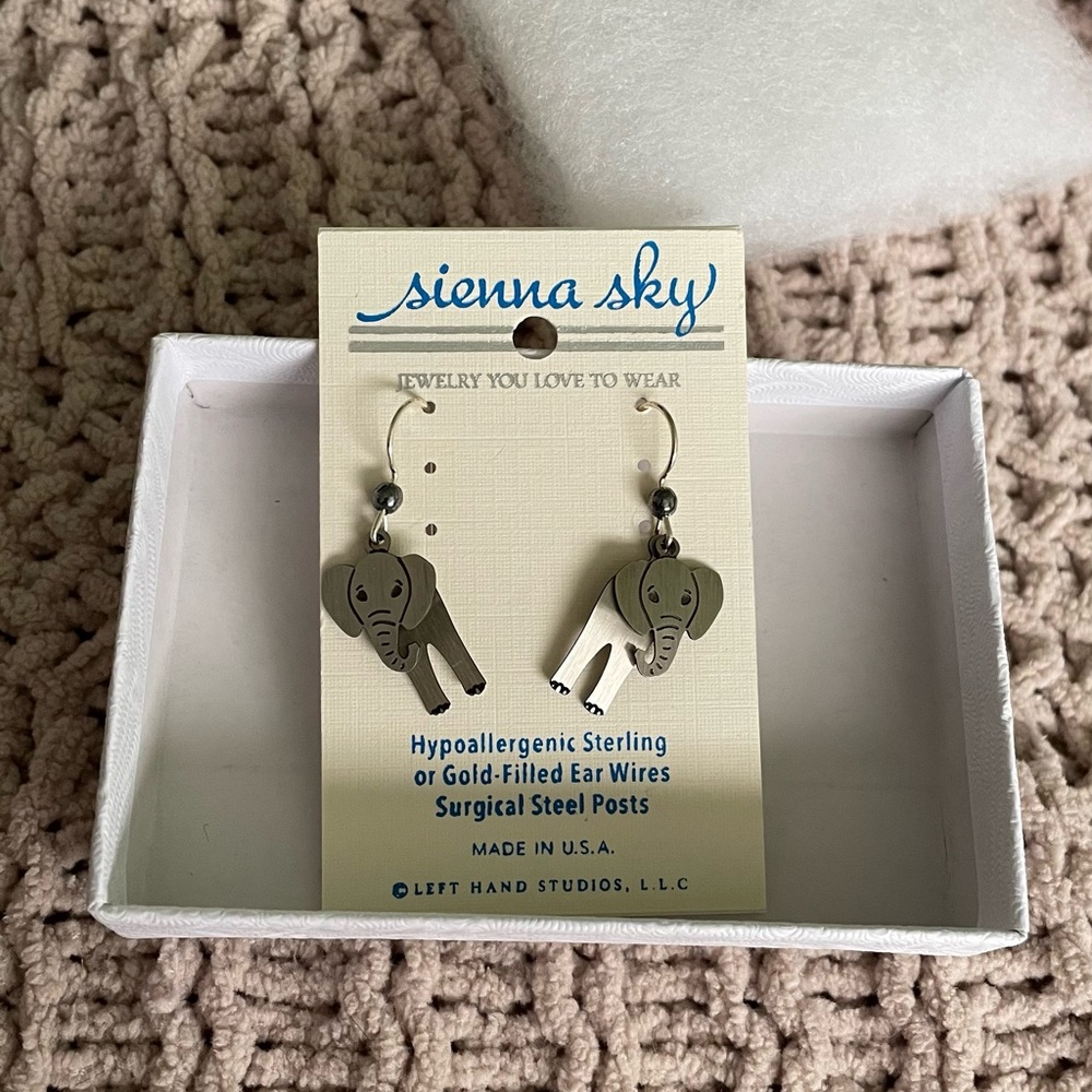 Elephant earrings